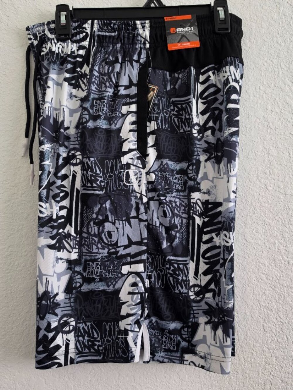 New Mens Basketball Shorts by And1.**** Elastic Waist Size M.